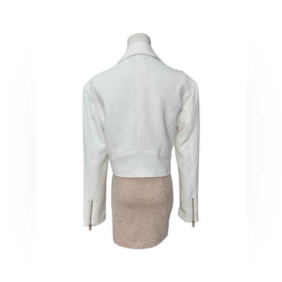 GENERATION LOVE Nina Crystal Mini Skirt in Bare Nude Women Size XS $225 MSRP NEW - Picture 9 of 15